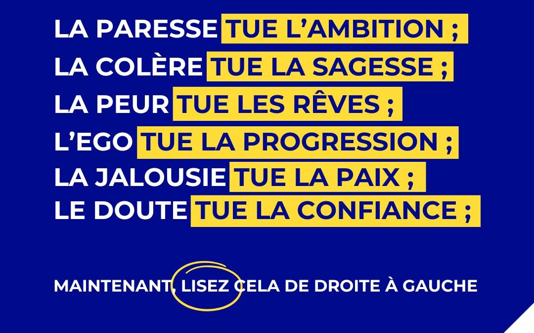 Et si vous regardiez vos blocages sous un autre angle ?