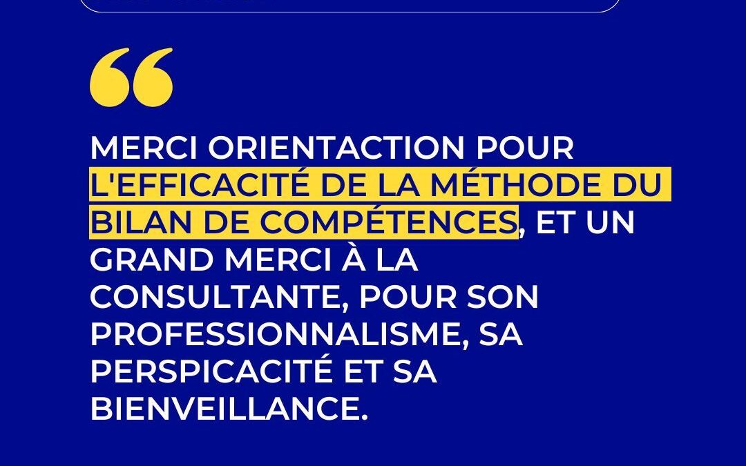 Pourquoi faire un bilan de compétences ?