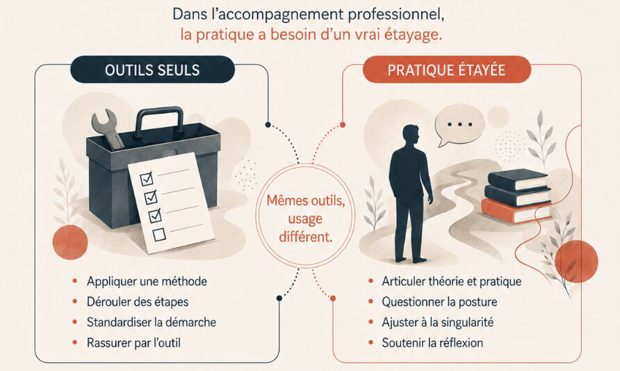 Accompagnement professionnel : une méthode ne suffit pas, ce qui fait la différence c&rsquo;est l&rsquo;étayage !