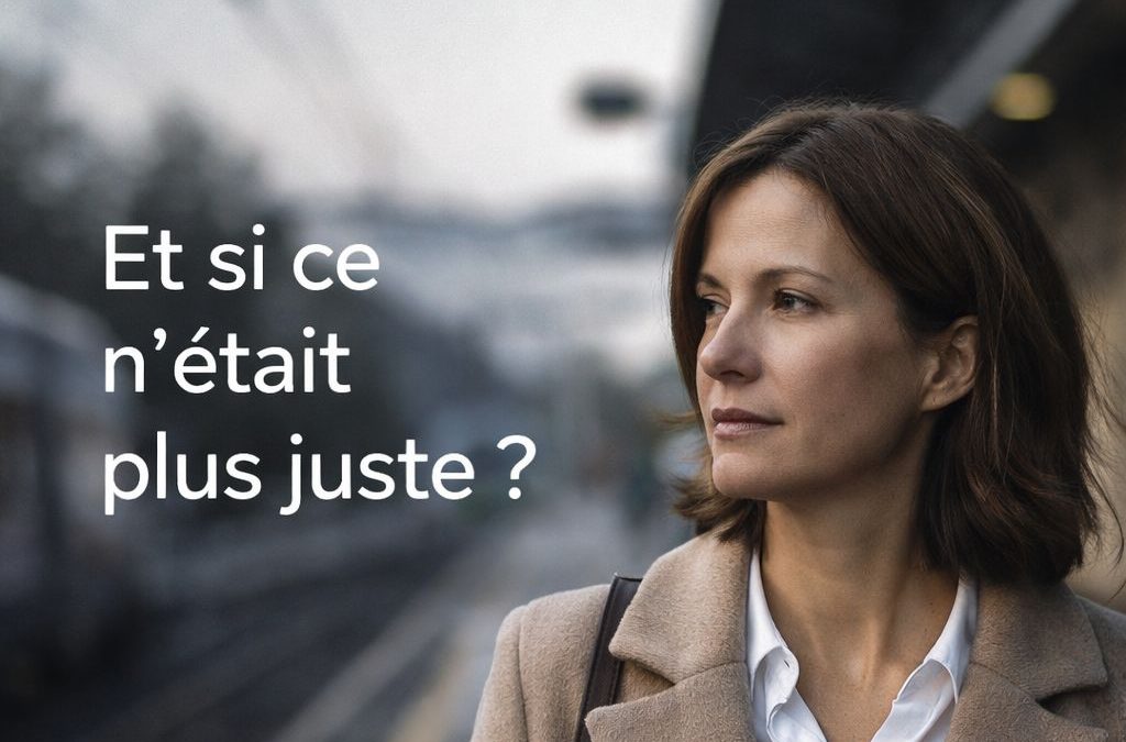 Des professionnels solides continuent d’avancer dans une voie qui ne les nourrit plus, parce qu’ils confondent encore stabilité et justesse